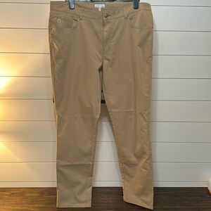 Peter Millar eb66 British tan color pants. EUC